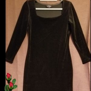 Black Velvet Dress in Women
